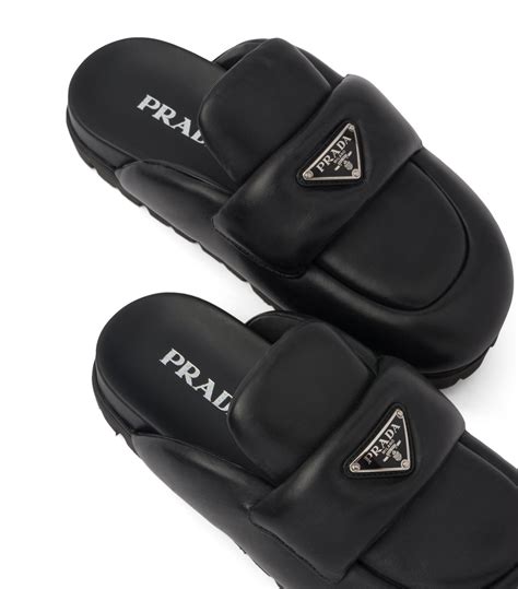 prada puffer mule|prada slippers and mules.